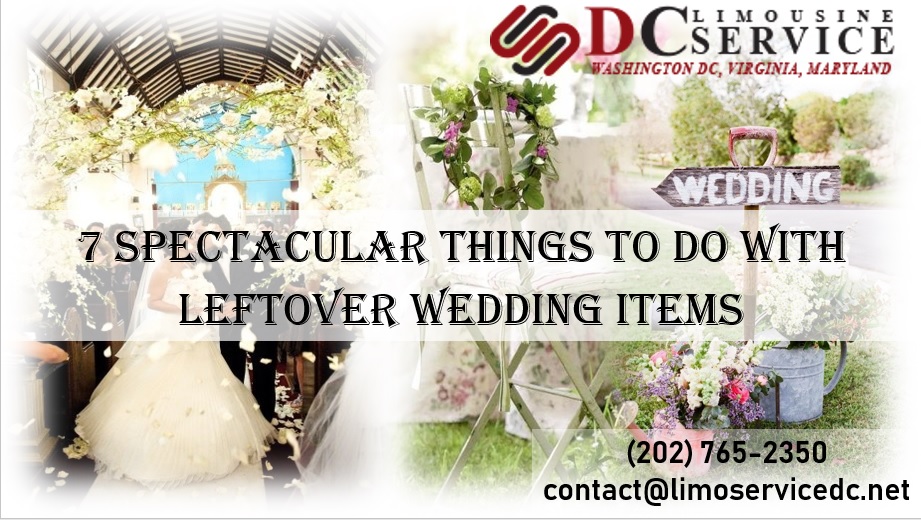 Great Ideas for Your Leftover Wedding Items