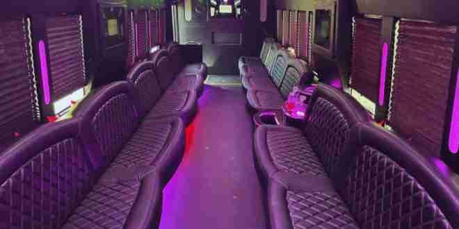 40-50 passengers party bus Interior