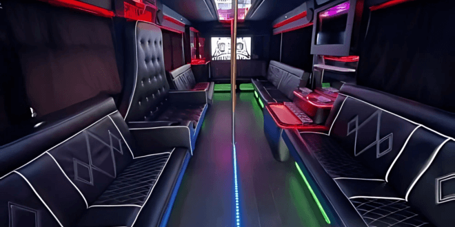 40 PAX Party Bus Interior