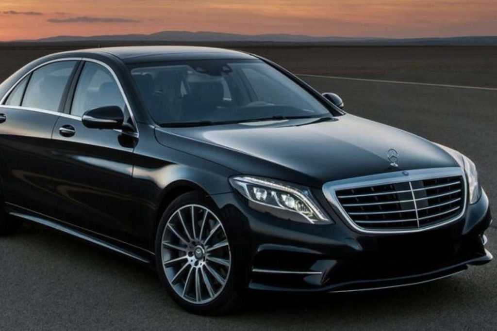 Mercedes S550 in Black, 2025 Presidential Inauguration in Washington, DC