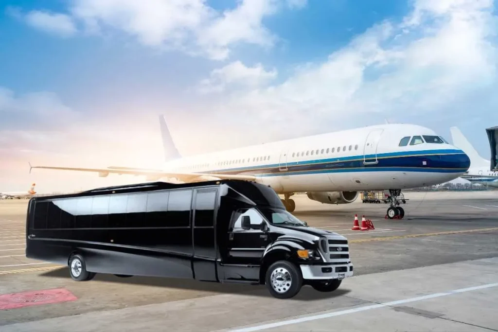 Executive Mini Bus in a BWI Airport