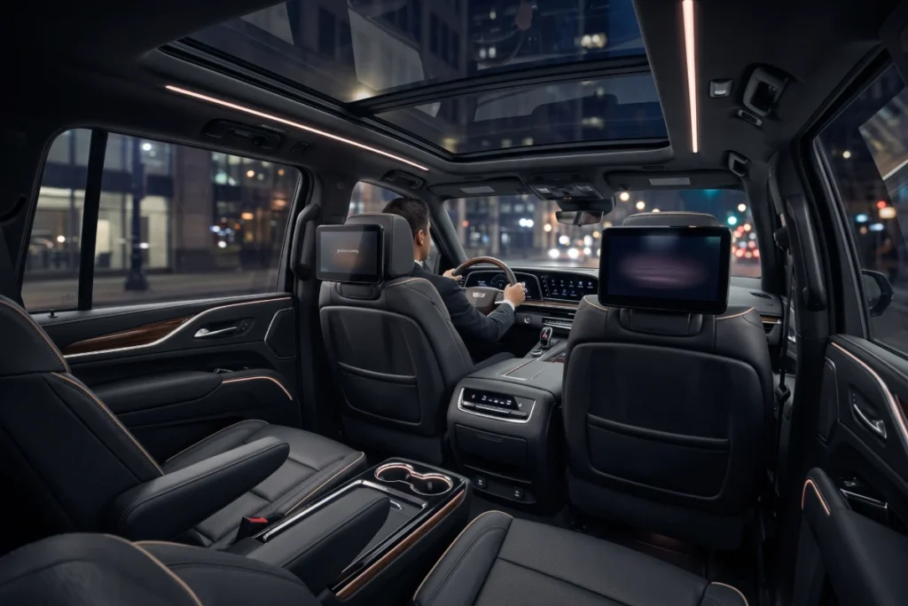 What Are the Vehicle Features of Black Car Service?