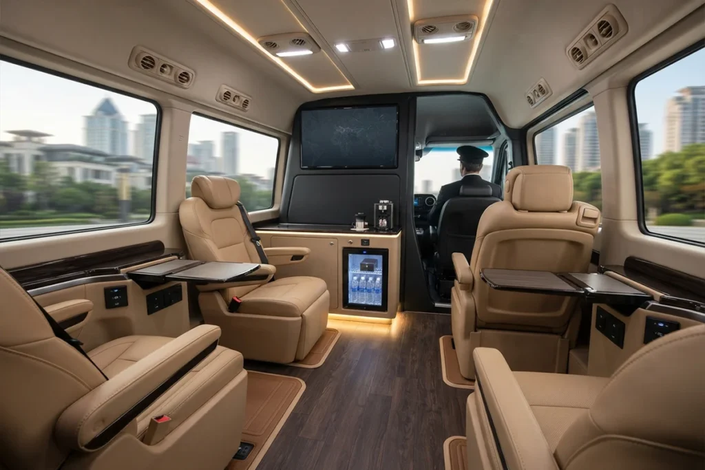 What Features Come With a Professional Van Service?